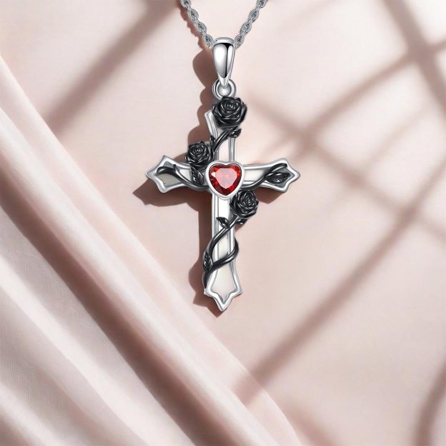 Black Rose Survival Necklace