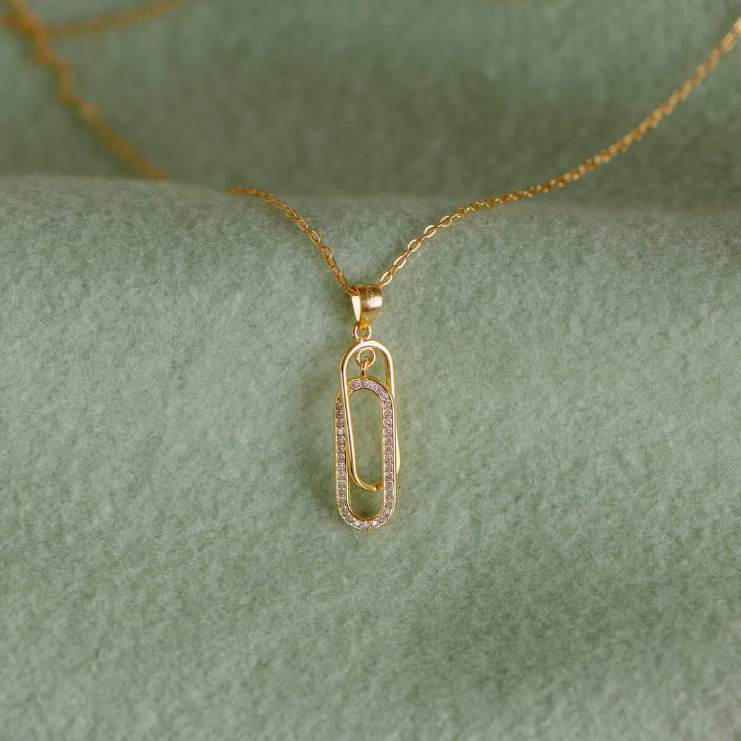 S925 Mother and Daughter Forever Linked Together Circle necklace