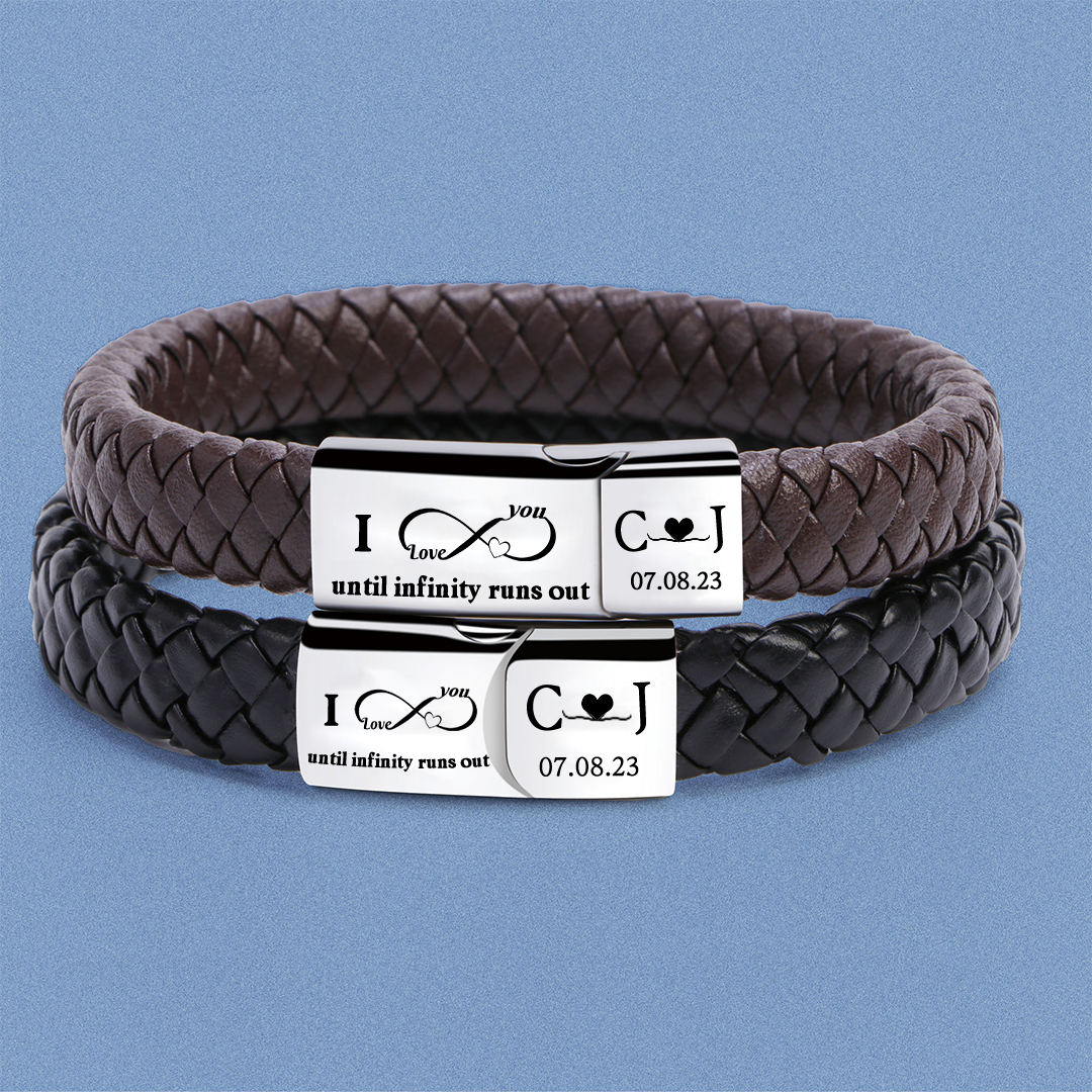 For Love - Initial Date Custom Bracelet