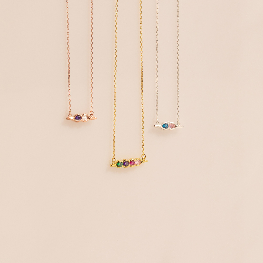 For Friend - S925 We Are Each Other's Best Friends Forever Custom Birthstone Necklace
