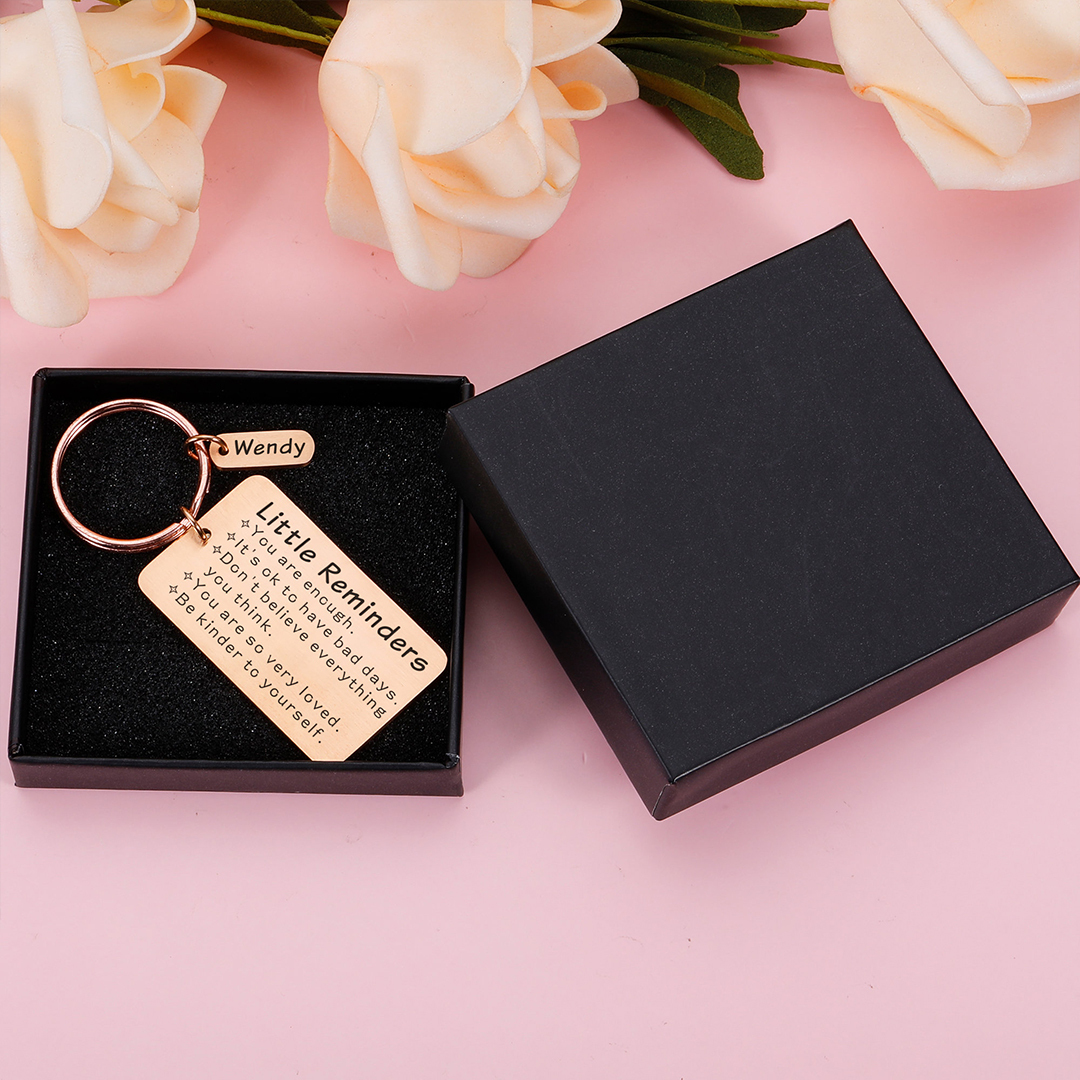 Little Reminders Custom Name Keychain