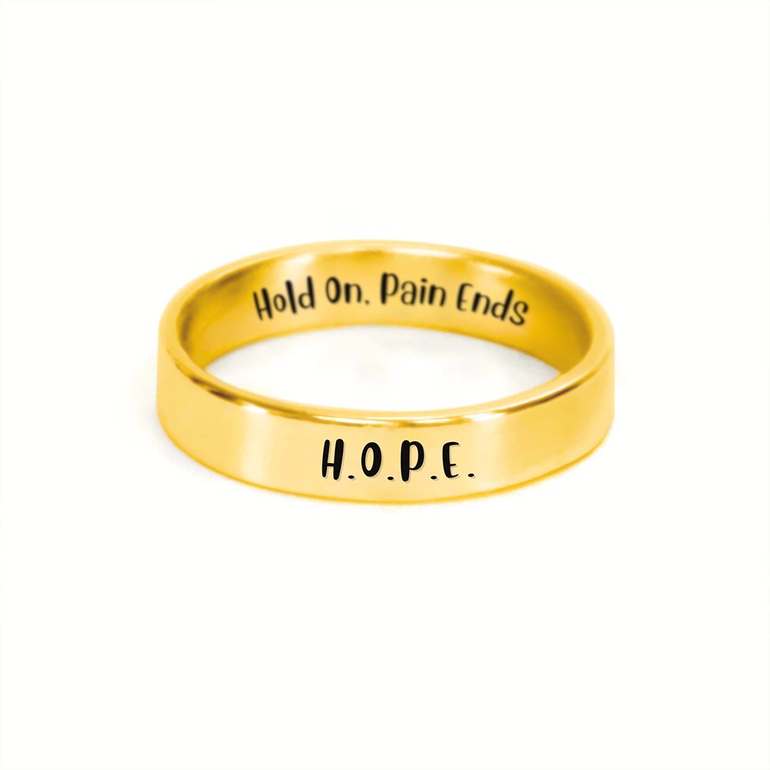 Hold On Pain Ends Ring