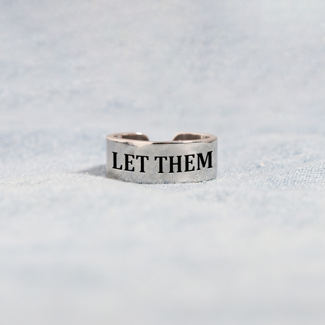 Let Them Wide Band Ring