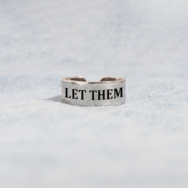 Let Them Wide Band Ring