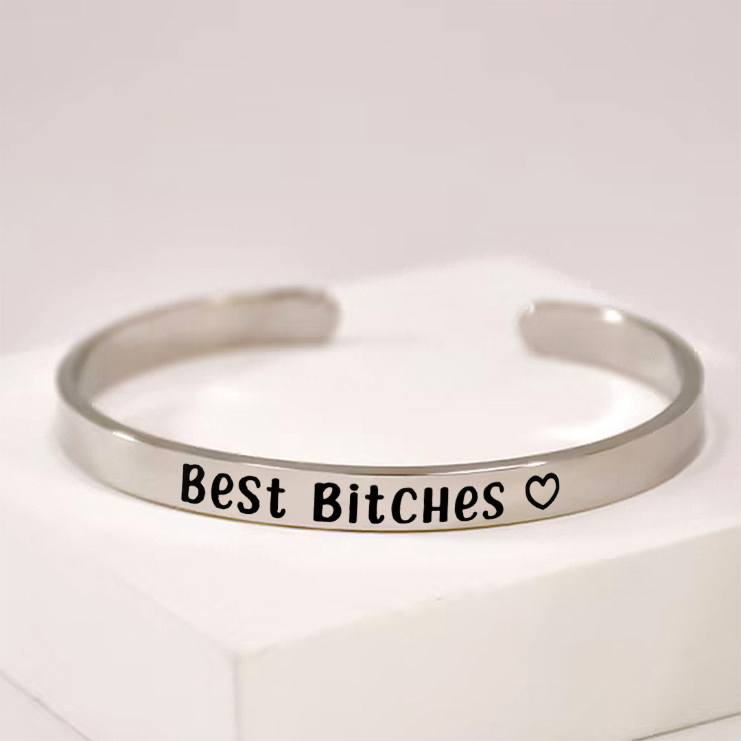 For Friend - You're My Favorite Bitch To Bitch About Bitches With Cuff Bracelet