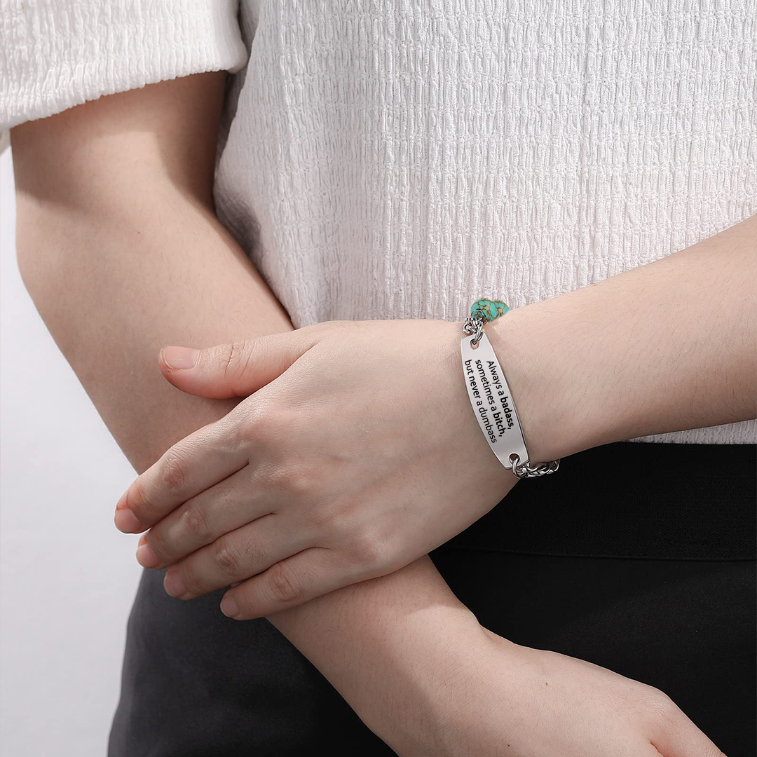 Turquoise Large Chain Bracelet