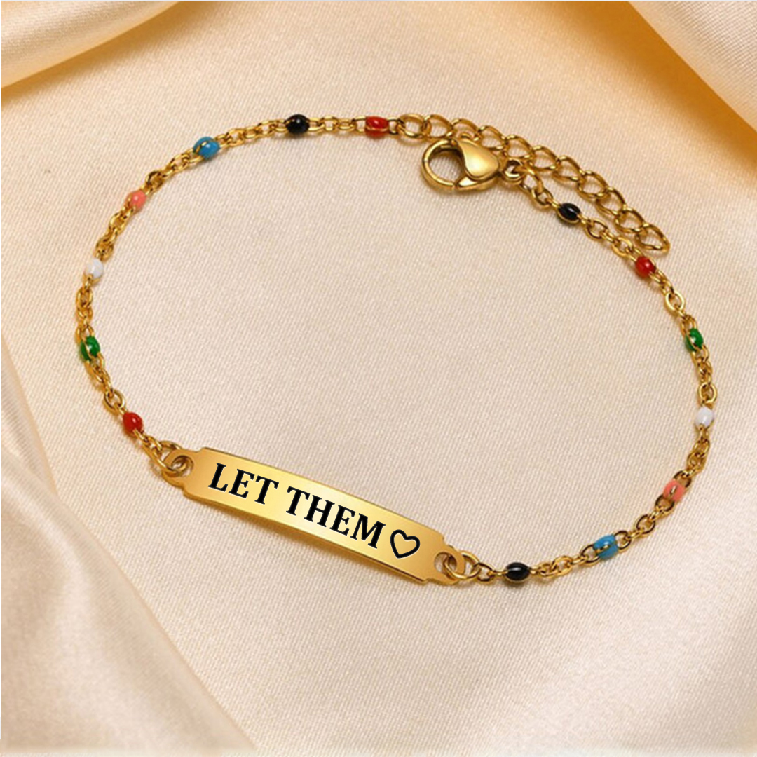 Let Them Dainty Colorful Bracelet