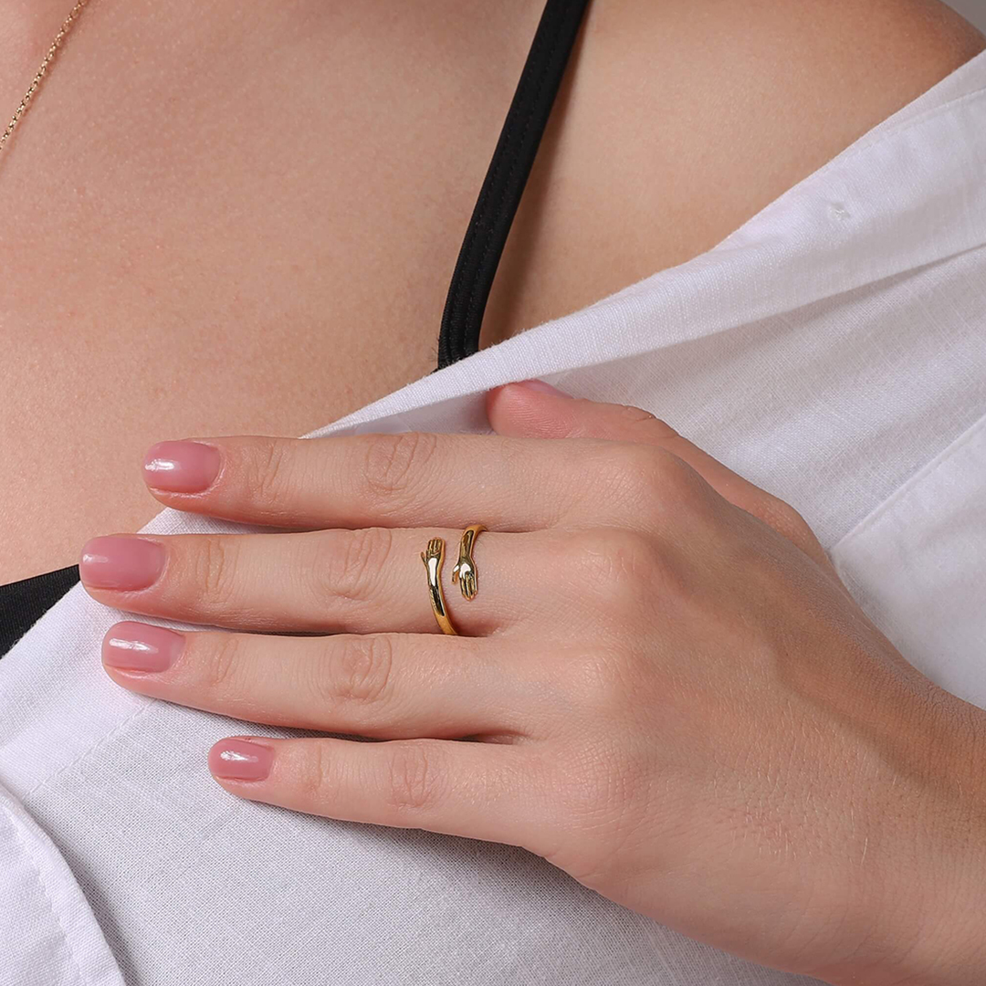  I'm always here Hug Ring