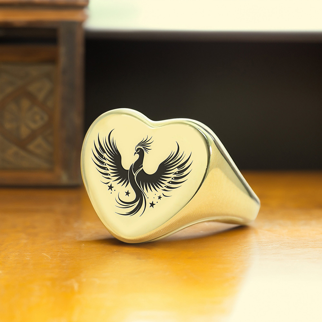 Fuck My Trauma Phoenix Ring