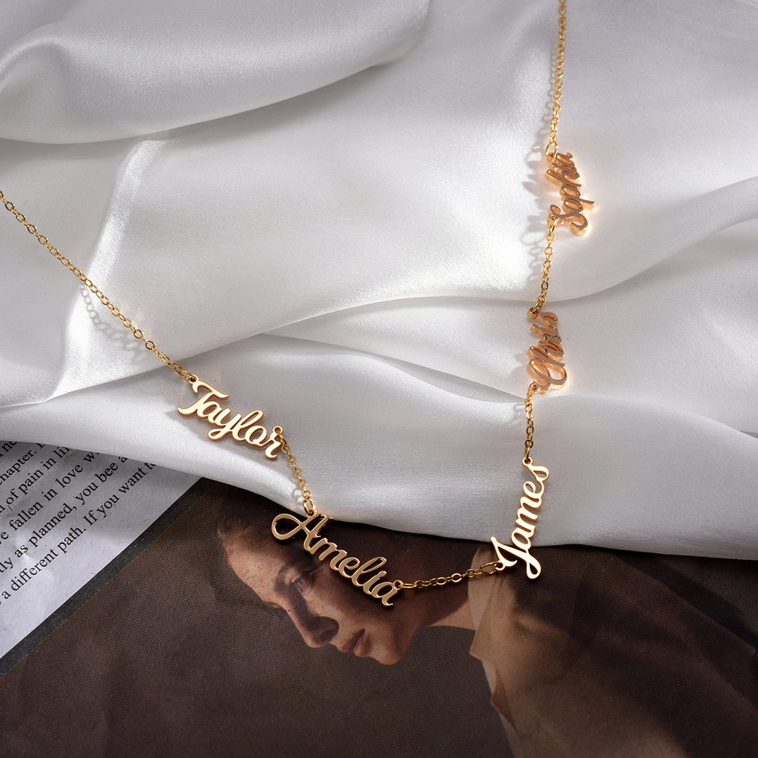 "Always Close to Her Heart" – Personalized Name Necklace