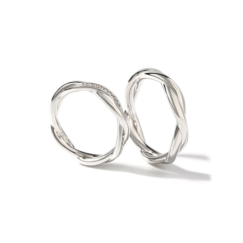 For Love - S925 I Love You Until Infinity Runs Out Wrap Ring