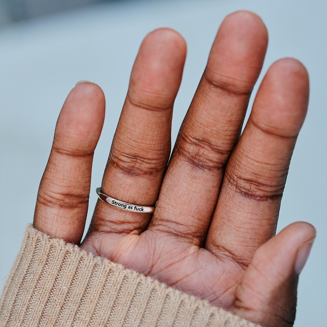 Strong as fuck Lotus Ring