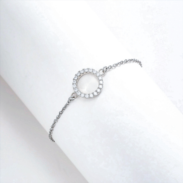 For Self - S925 Self Love Circle Chain Ring