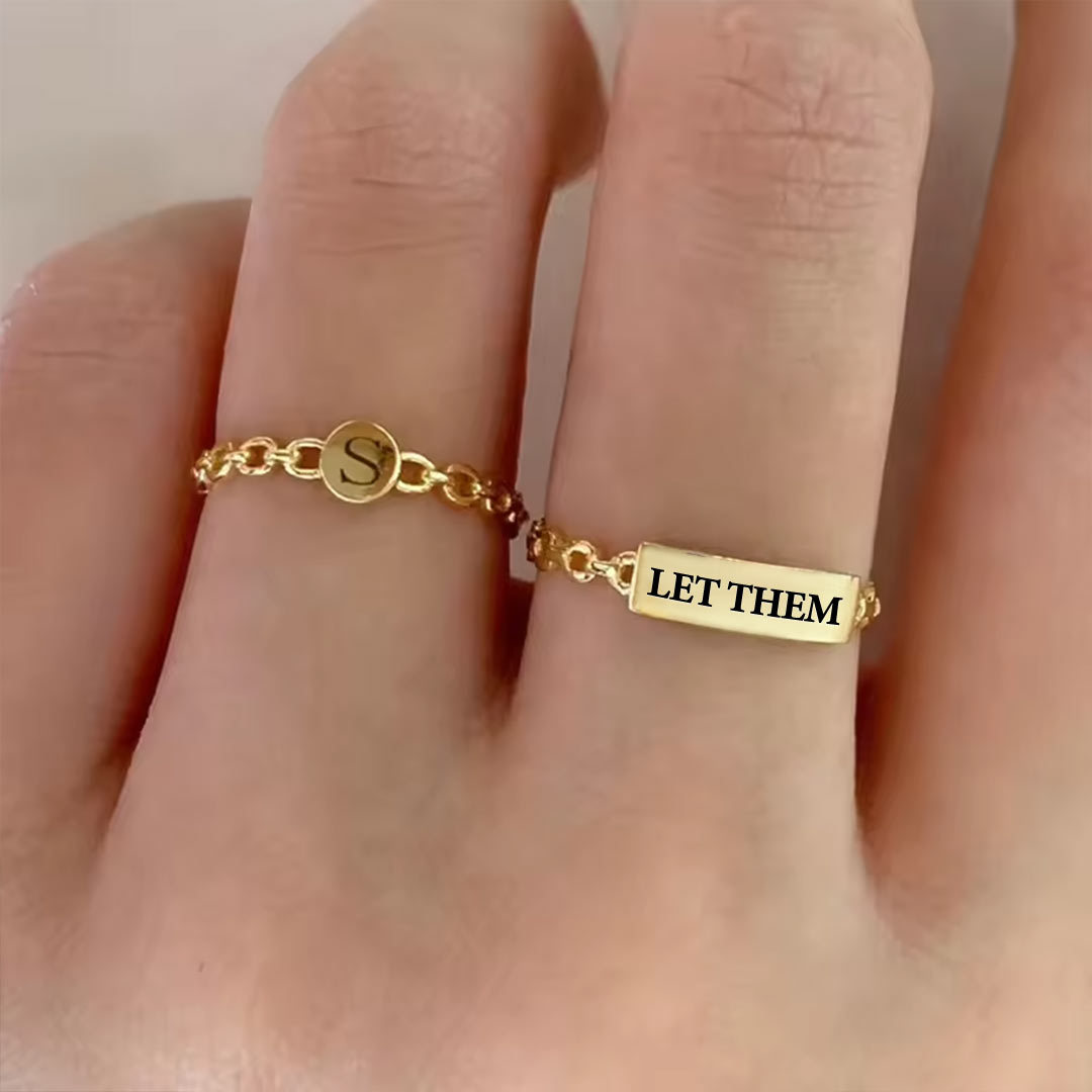 "LET THEM" Empowerment Ring
