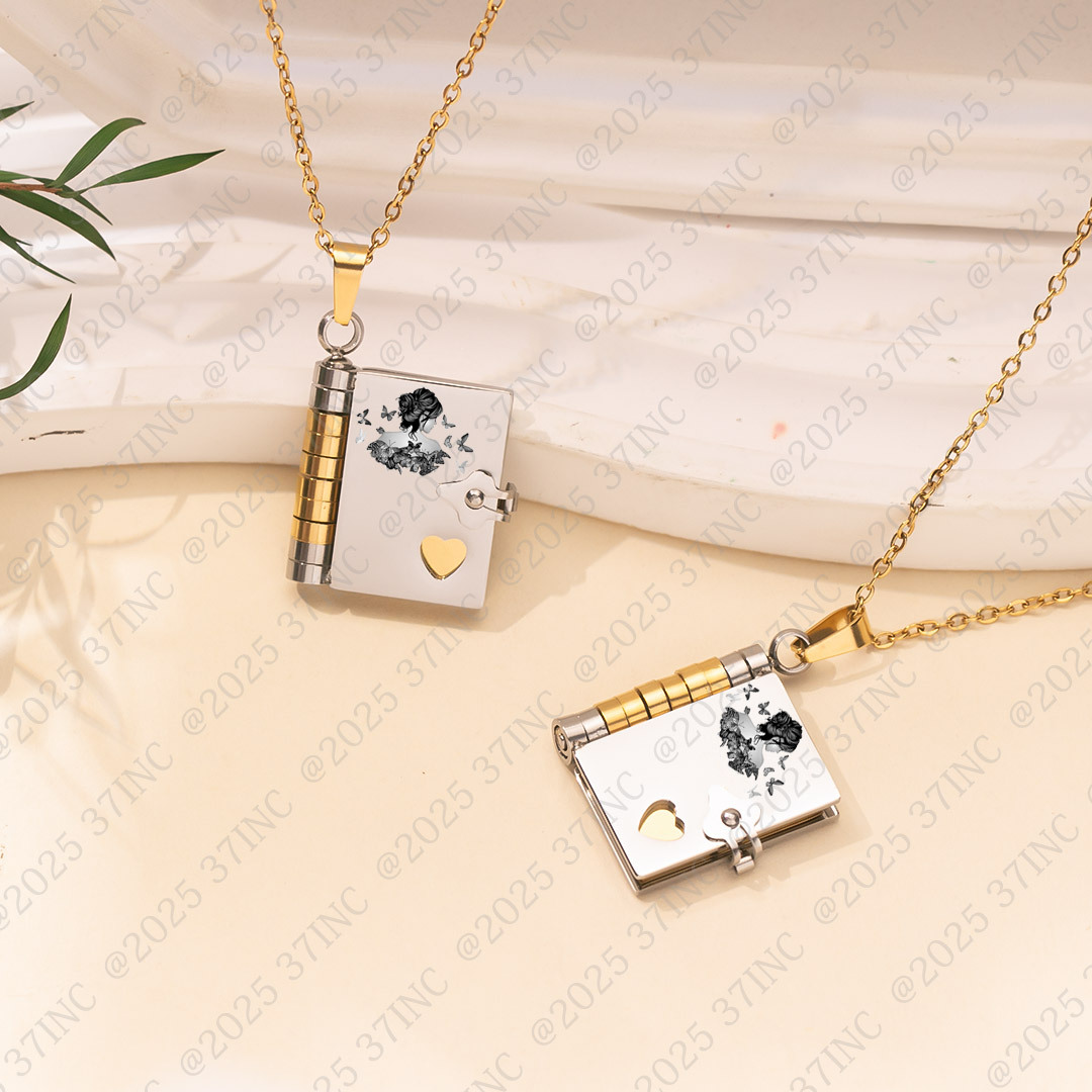 For Granddaughter - I'm The Storm Book Necklace