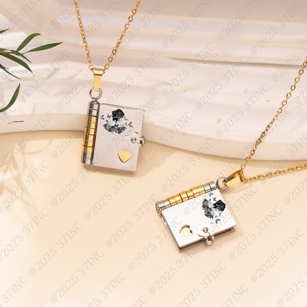 For Granddaughter - I'm The Storm Book Necklace