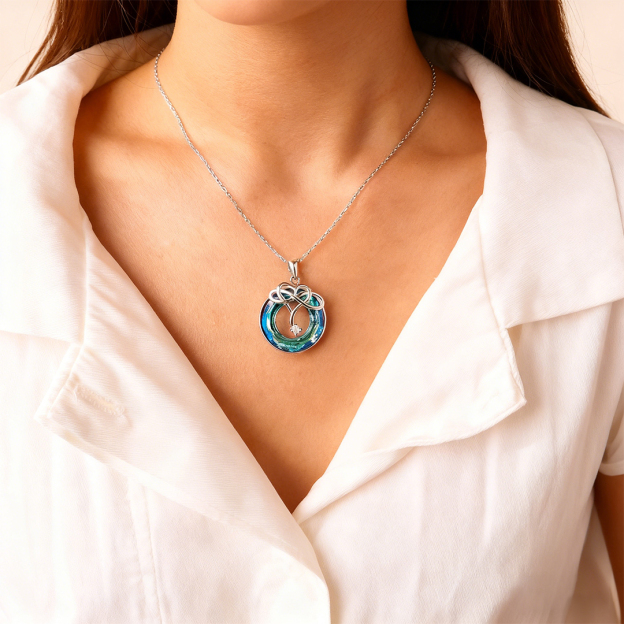 For Friend - S925 Our Friendship Has no End Infinity Necklace