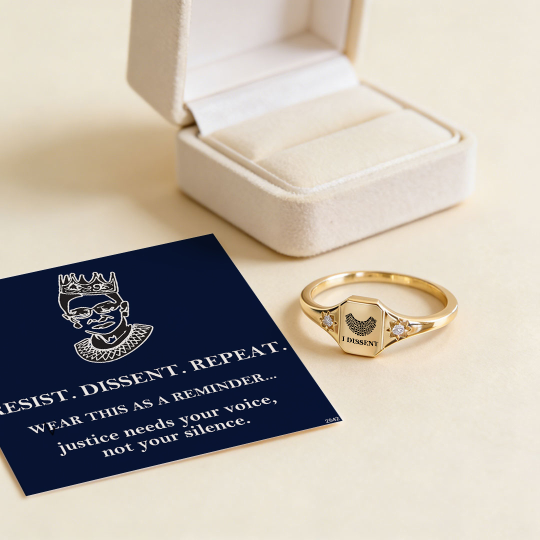 RESIST DISSENT REPEAT- Square Ring