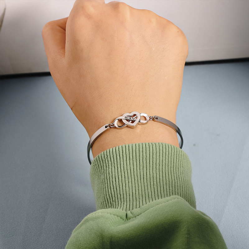 Date Custom Infinite Love Bracelet