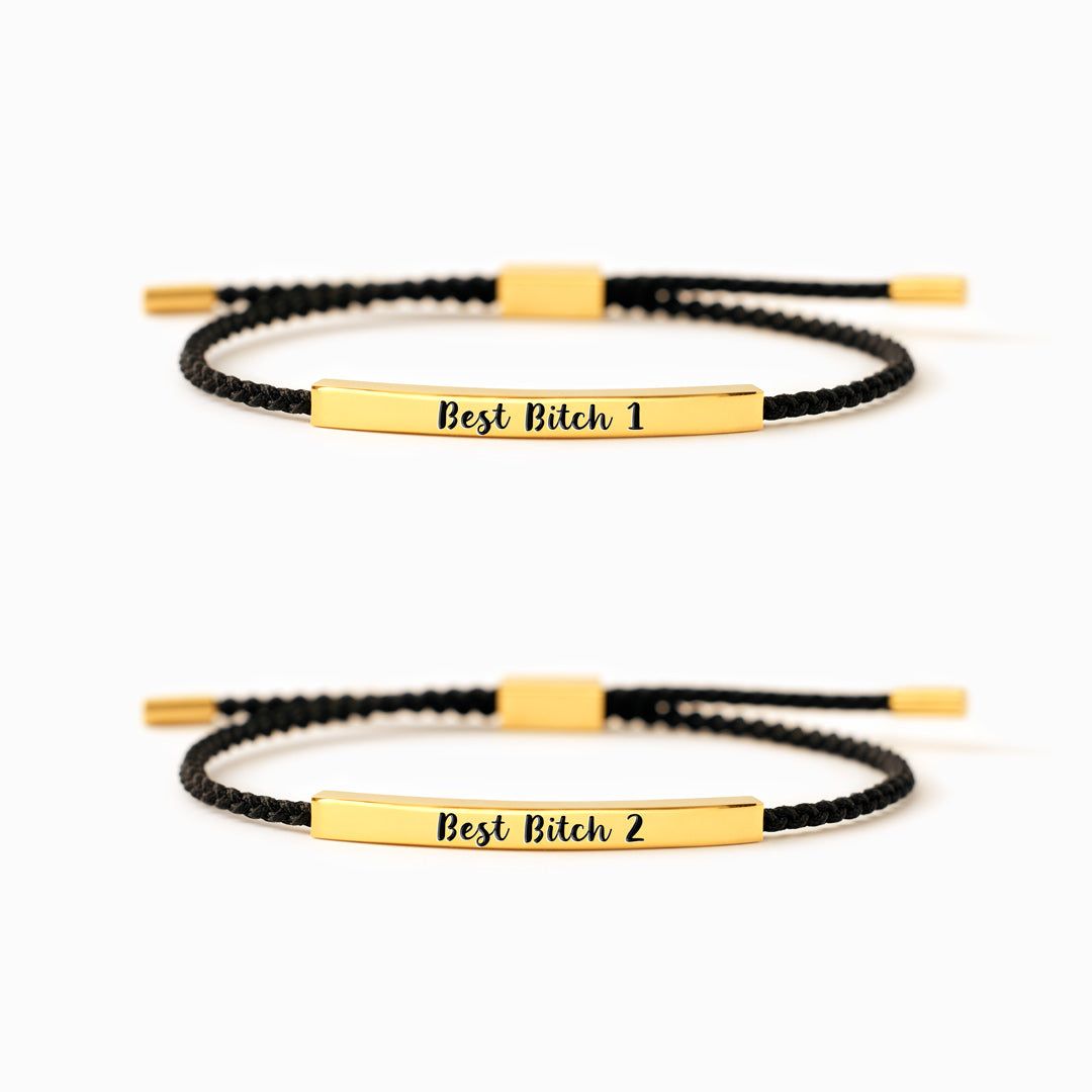 For Friend -  Best Bitches Tube Bracelet