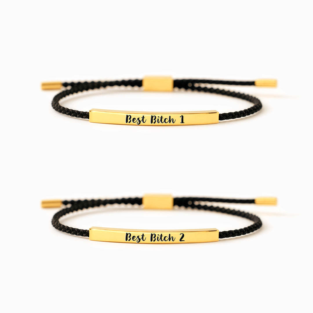 For Friend -  Best Bitches Tube Bracelet