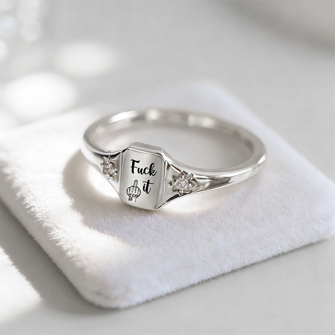 🖤 Fuck It Ring -Choose Yourself First