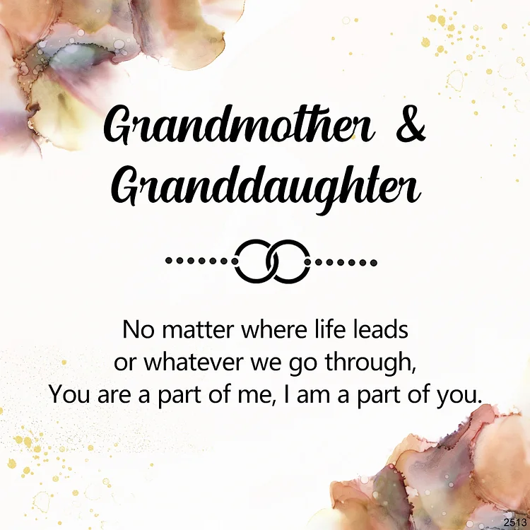 For Granddaughter-Customized Birthstones Circle Bracelet