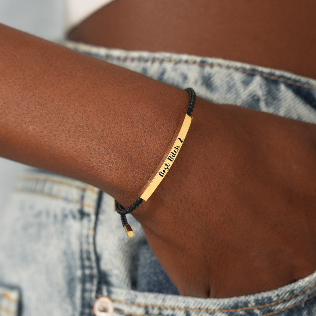 For Friend -  Best Bitches Tube Bracelet