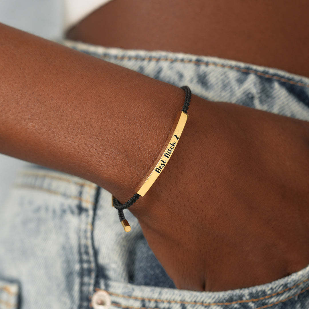 For Friend -  Best Bitches Tube Bracelet