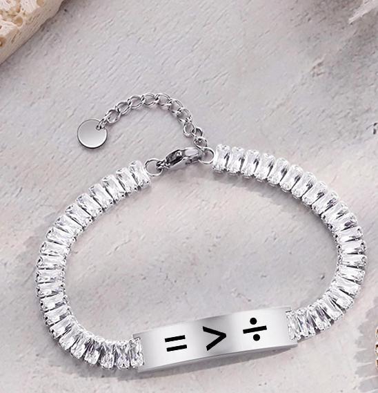 Equality Short Tennis Bracelet