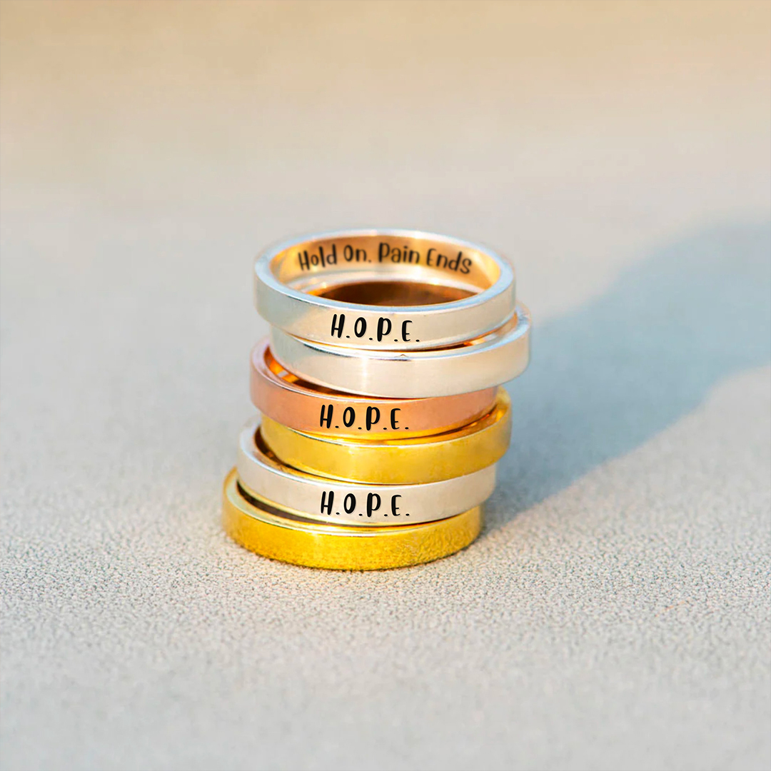 Hold On Pain Ends Ring