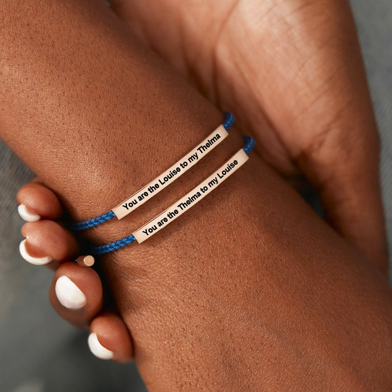 For Friend - You Are The Louise To My Thelma Mtaching Friends Bracelet
