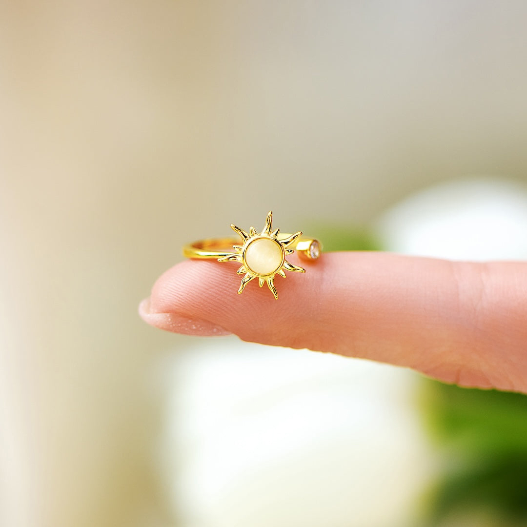 For Daughter - Sun Fidget Open Ring