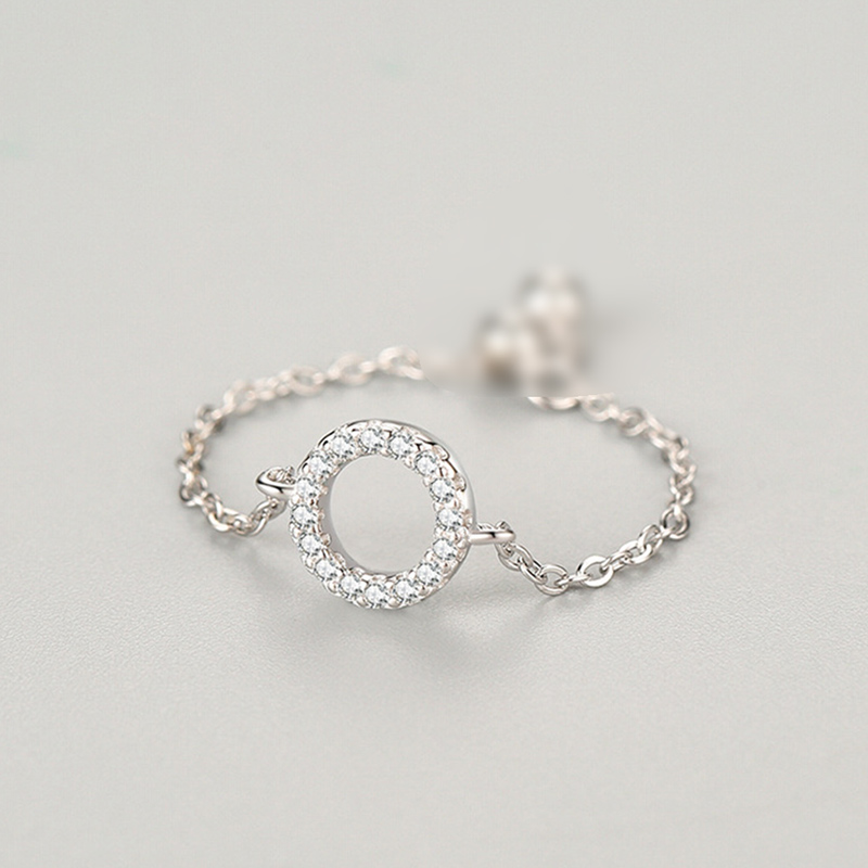 For Self - S925 Self Love Circle Chain Ring