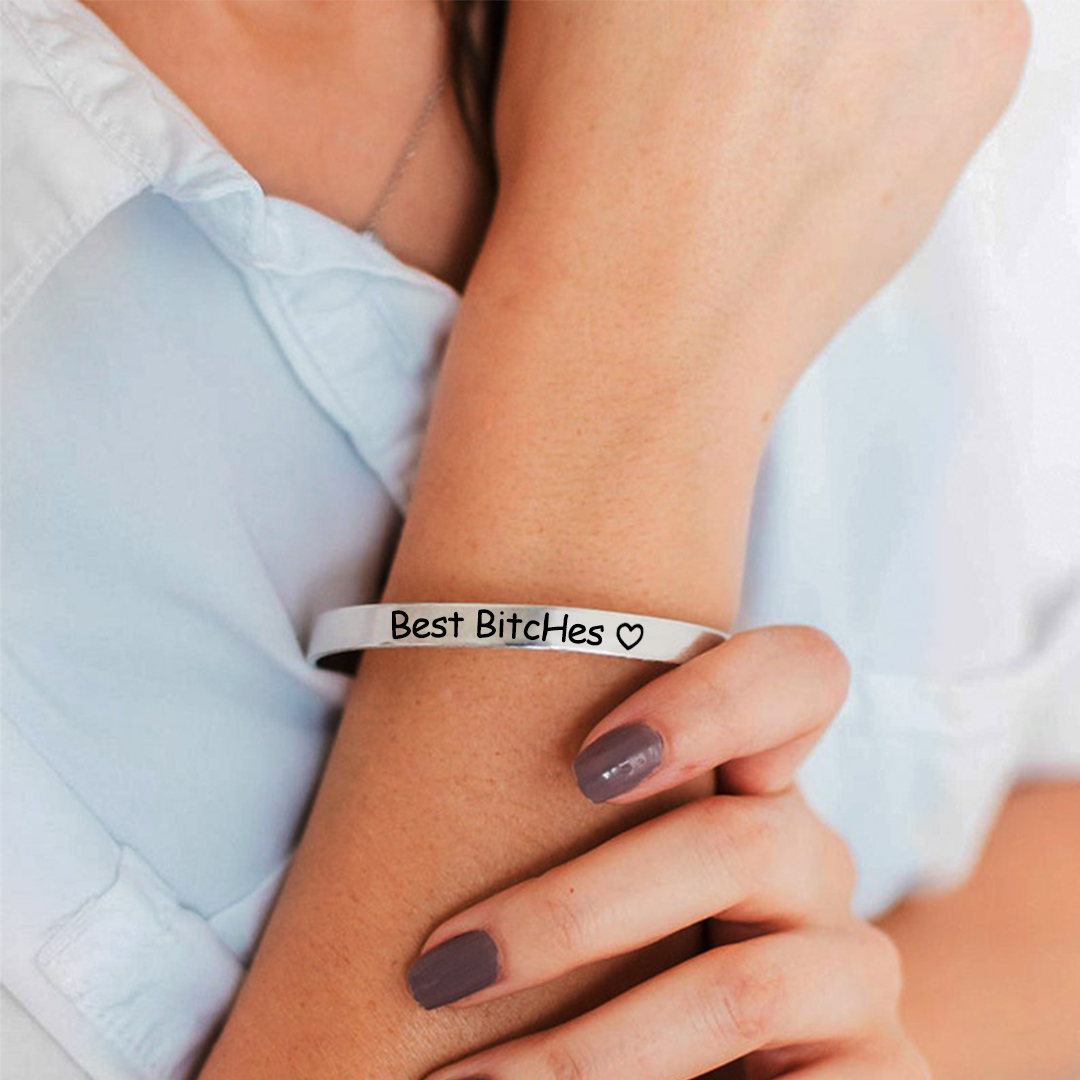 For Friend - You're My Favorite Bitch To Bitch About Bitches With Cuff Bracelet