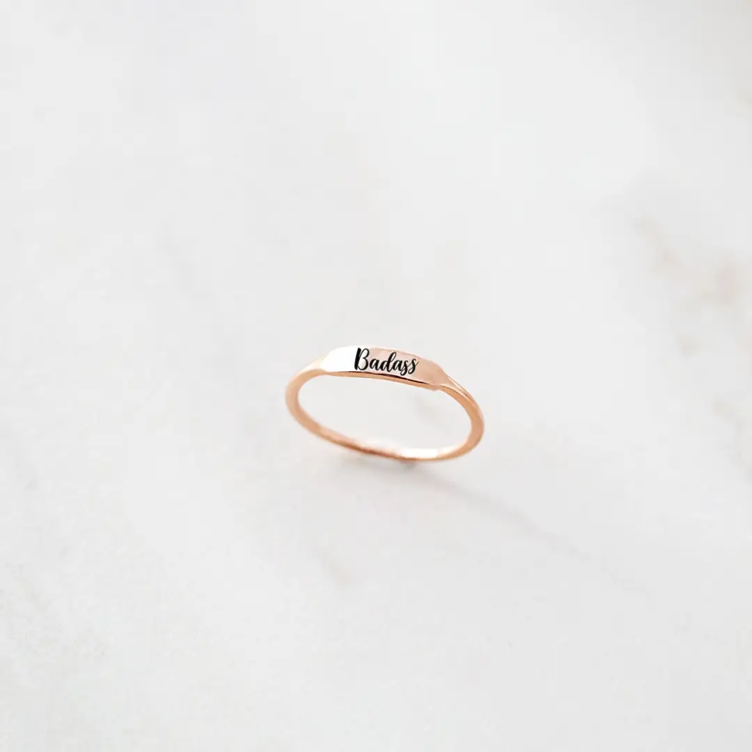 [Copy]Badass Dainty Bar Ring