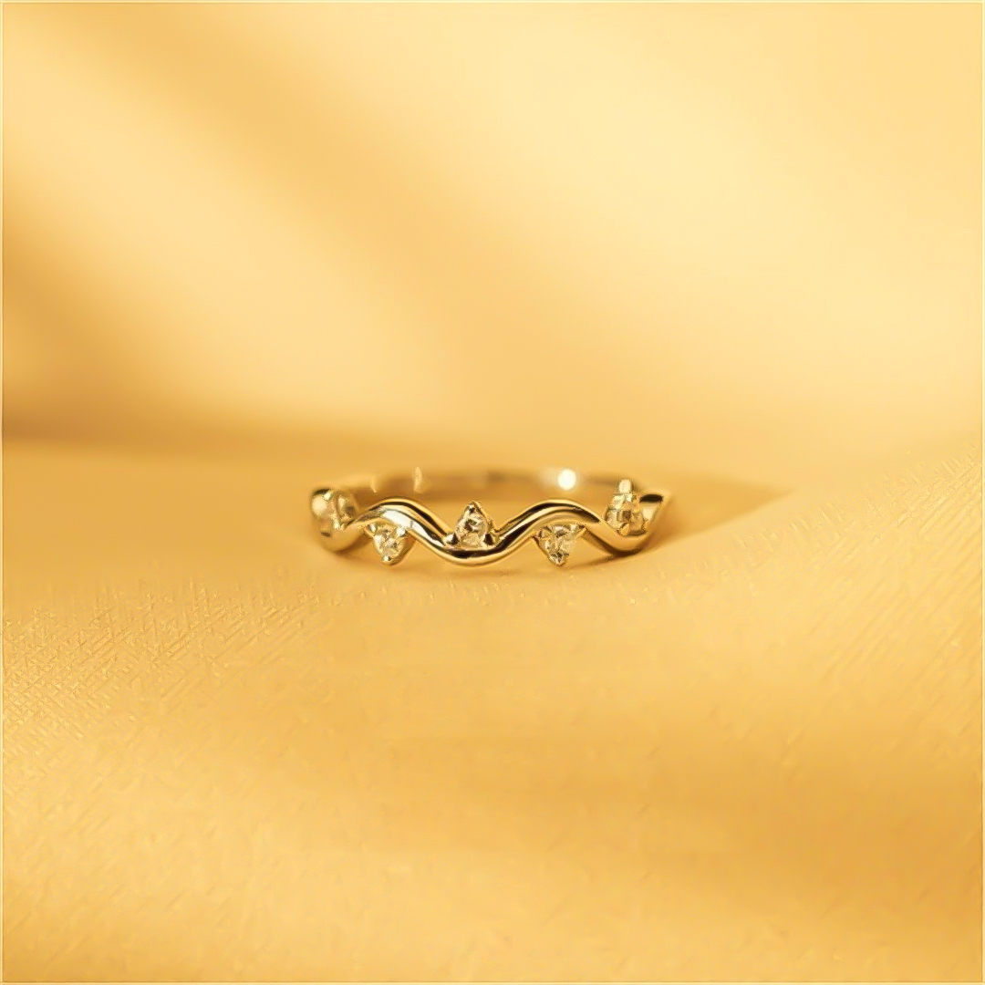 For Self - S925 Survived Too Many Storms Raindrop New Year Ring