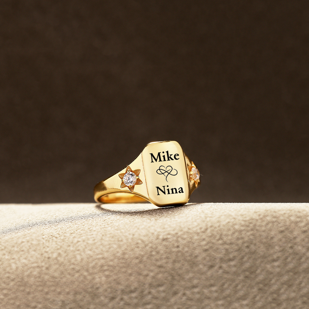 For Love - S925 You & Me Custom Ring