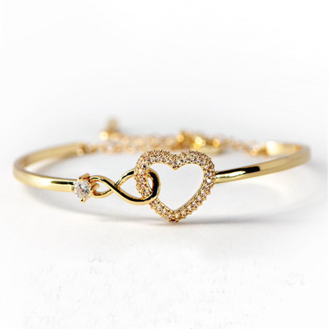 For Daughter - S925 you are always in mine Infinite Heart Bracelet