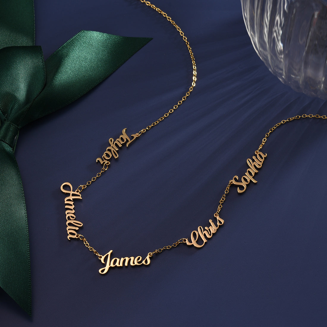 "Always Close to Her Heart" – Personalized Name Necklace