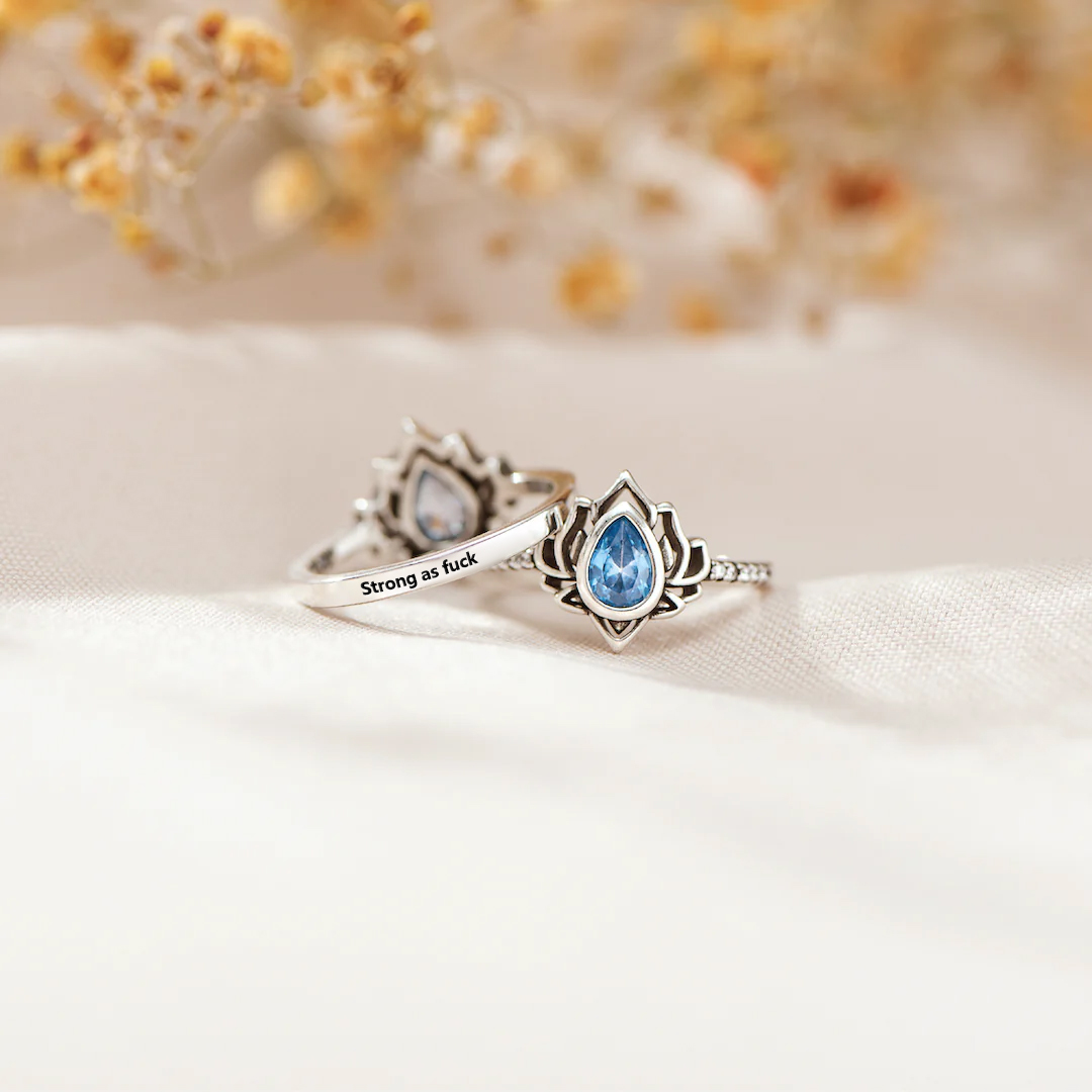 Strong as fuck Lotus Ring