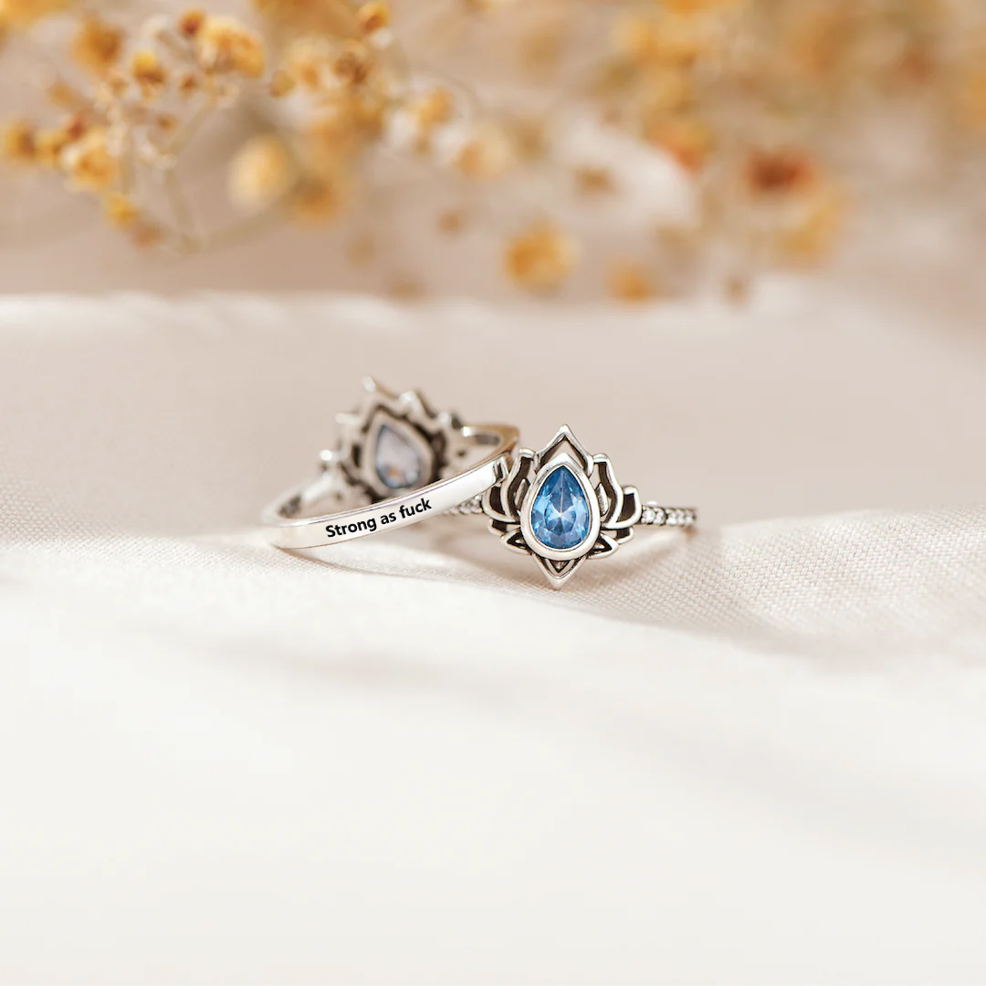 Strong as fuck Lotus Ring