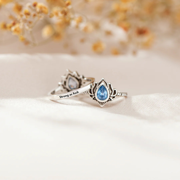 Strong as fuck Lotus Ring