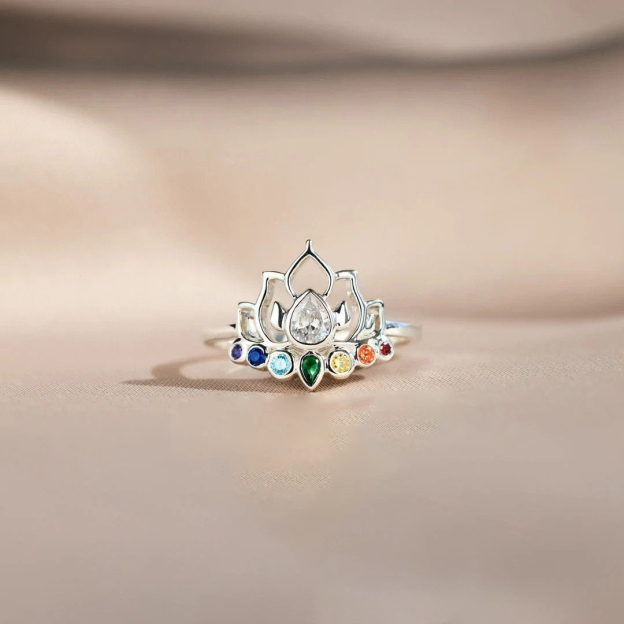 Fuck My Trauma Lotus Ring