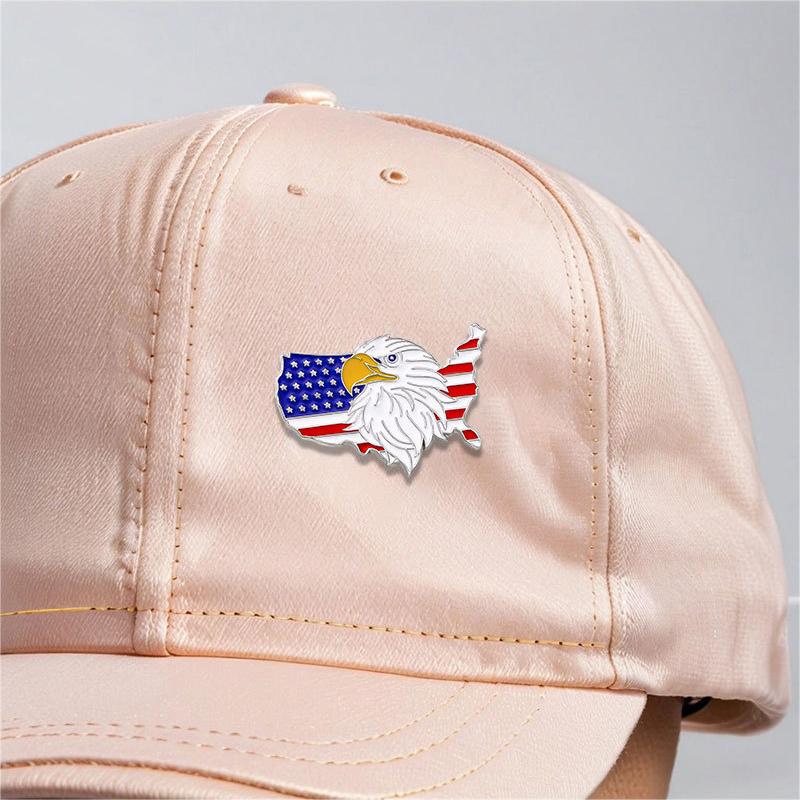 US Flag Circle Pin