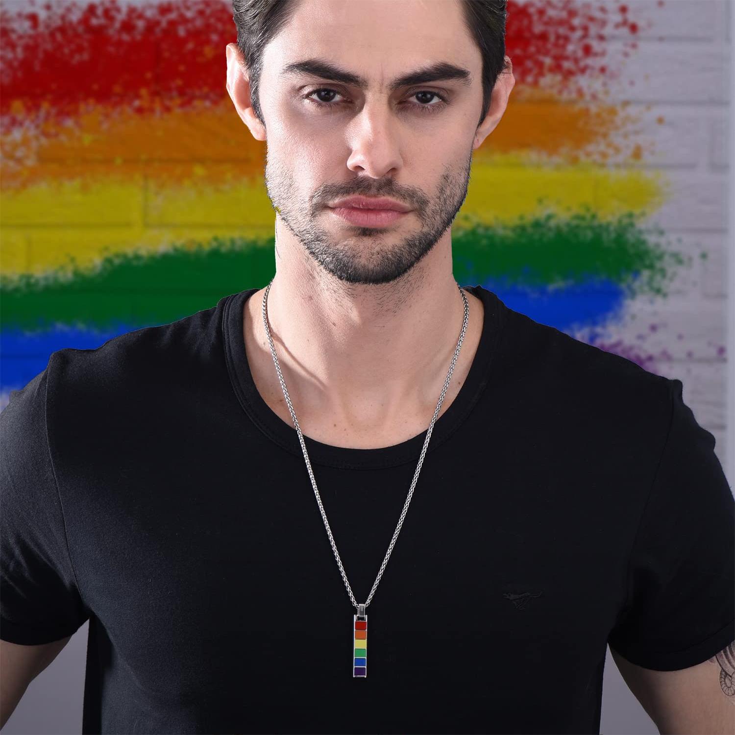 LGBTQ Rainbow Necklace