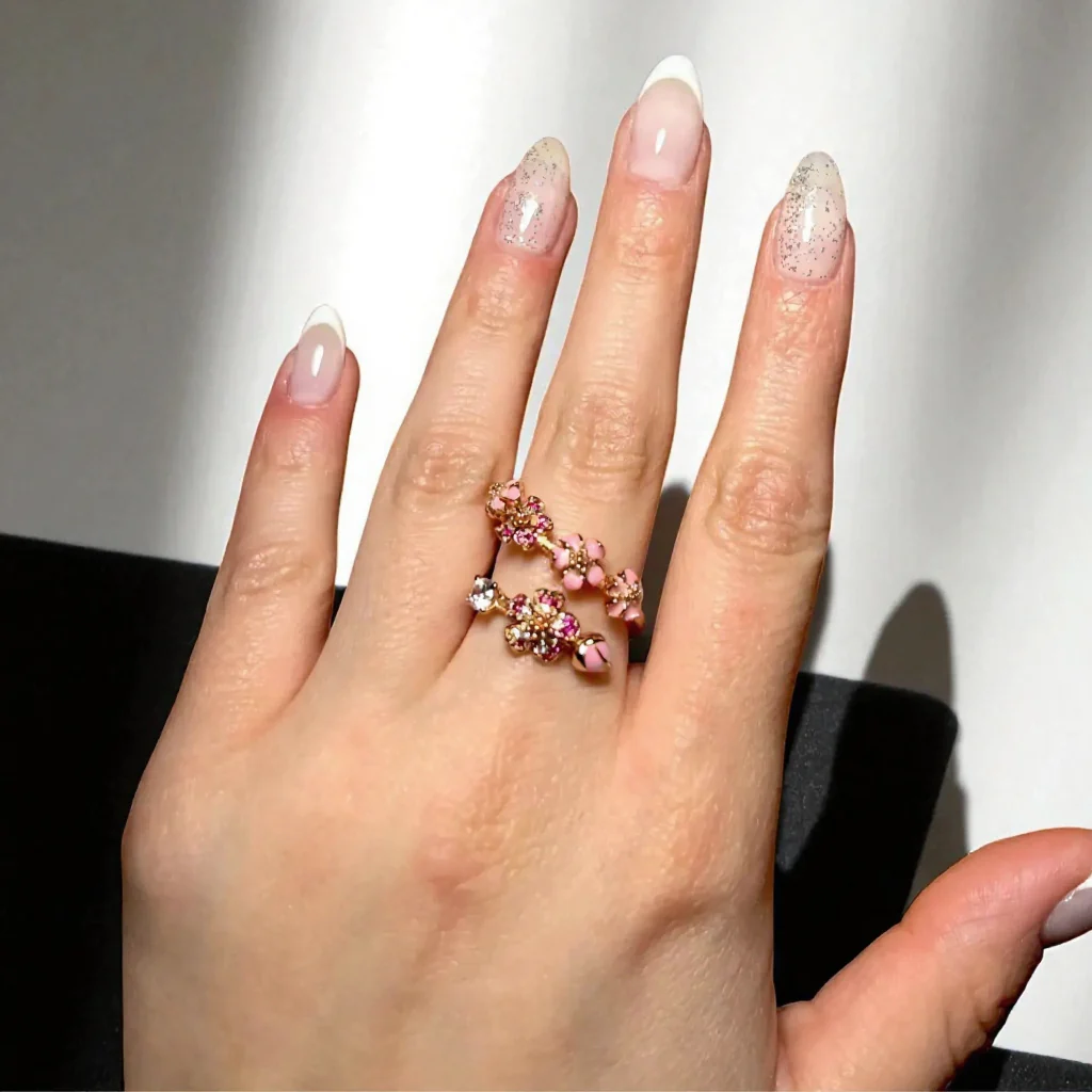 Peach Blossom Ring
