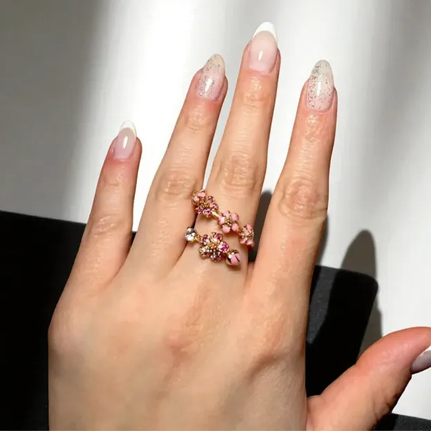 Peach Blossom Ring