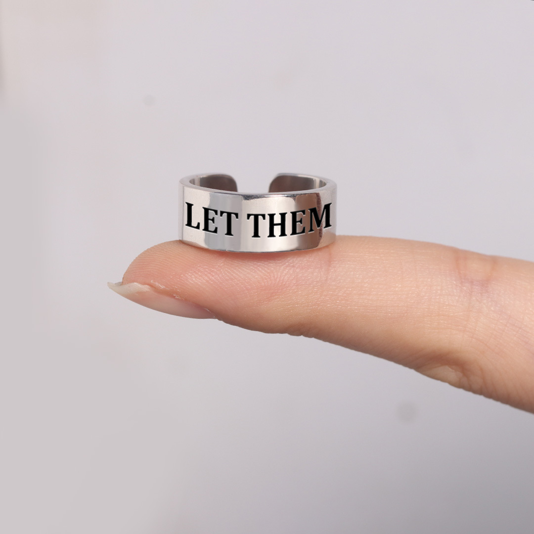 Let Them Wide Band Ring