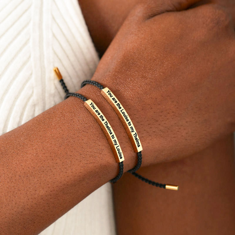 For Friend - You Are The Louise To My Thelma Mtaching Friends Bracelet